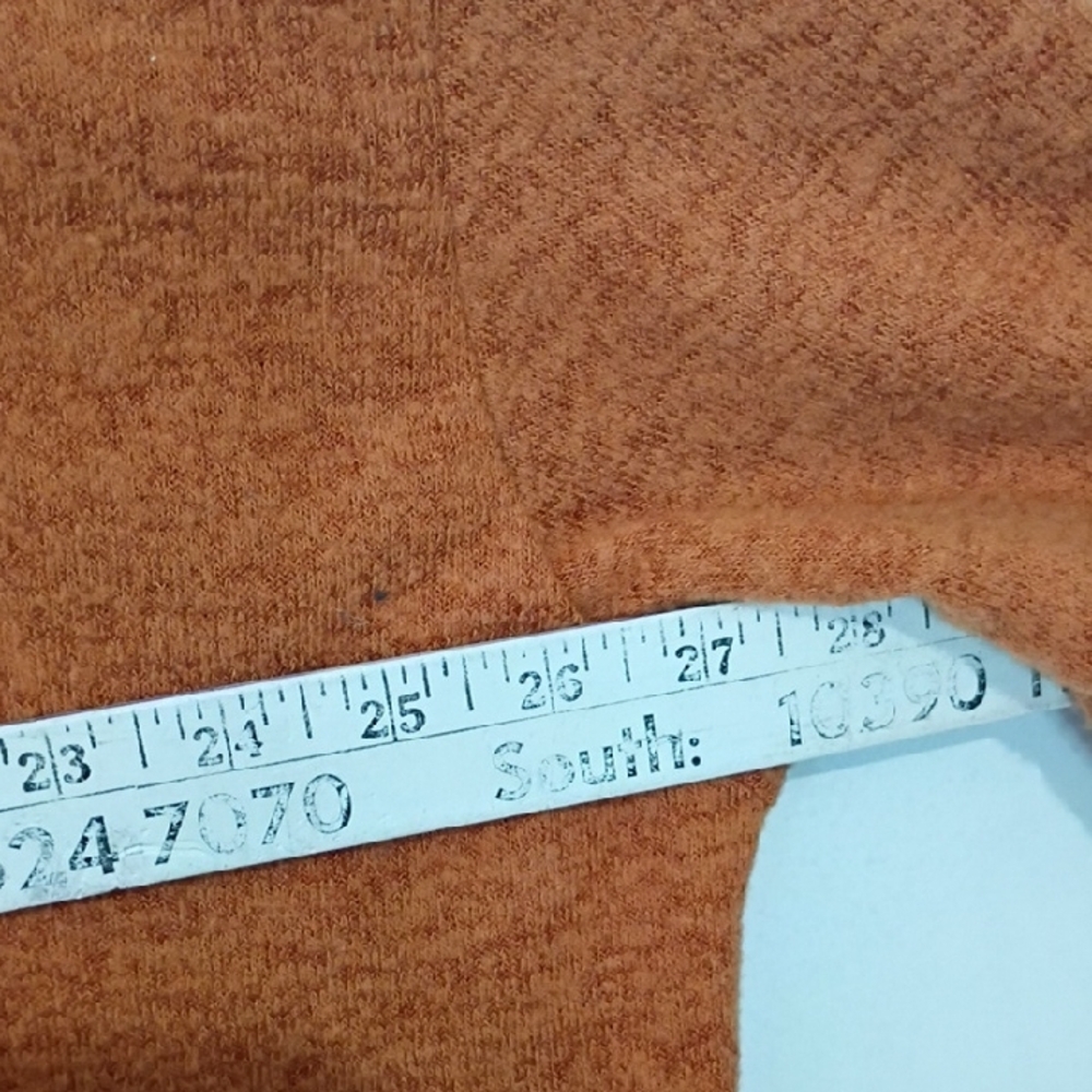 Zenena Women’s XL Jacket Cost  Rustic Orange Jacket Button-Up  Pockets - Picture 10 of 14